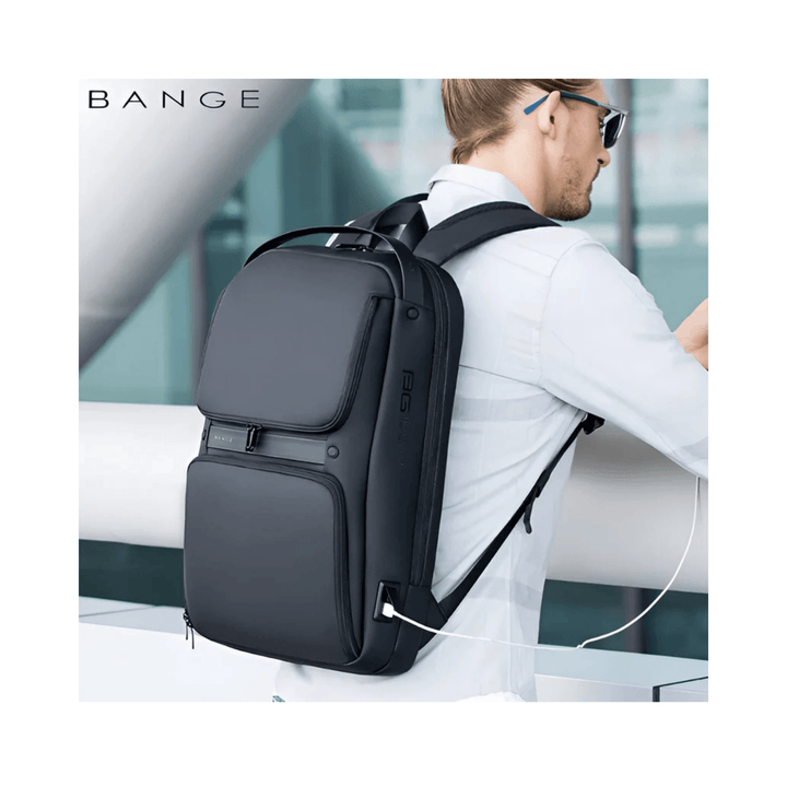 CarryQuest® - Multi - laags Ruimte Zakenrugzak - USB + Laptopcompartiment tot 15,6 inch - Zwart