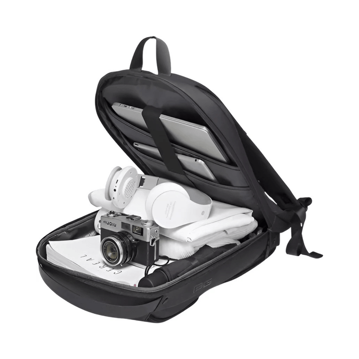 CarryQuest® - Multi - laags Ruimte Zakenrugzak - USB + Laptopcompartiment tot 15,6 inch - Zwart