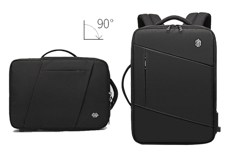 CarryQuest® Multifunctionele 15,6 Inch Computer Rugzak – Waterdicht, USB - Oplaadfunctie, Ideaal voor Werk en ReizenCarryQuest®simpleNiet Klaar