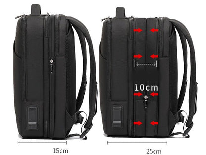 CarryQuest® Multifunctionele 15,6 Inch Computer Rugzak – Waterdicht, USB - Oplaadfunctie, Ideaal voor Werk en ReizenCarryQuest®simpleNiet Klaar