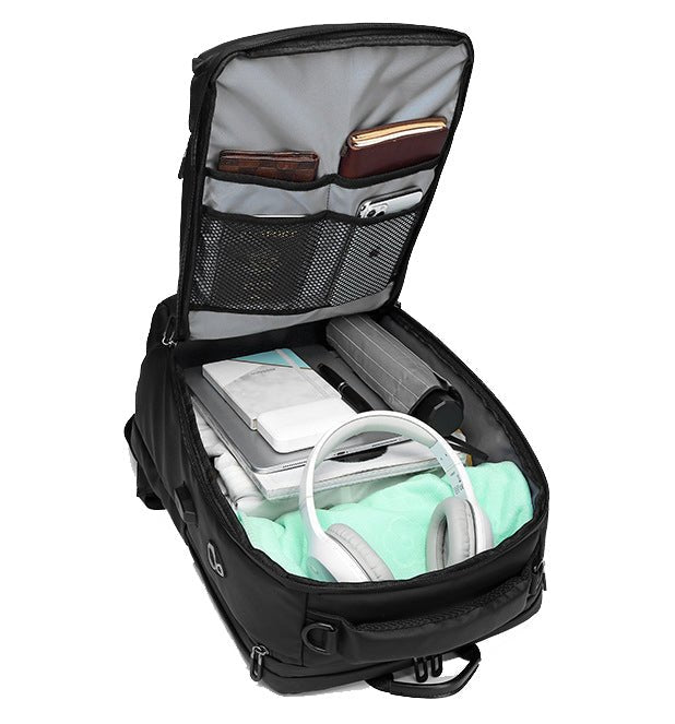 CarryQuest® Multifunctionele Computer Rugzak – 20 - 35L – Waterdicht – Laptop 16" – USB Opladen – Zakelijk & DagelijksCarryQuest®simpleNiet Klaar