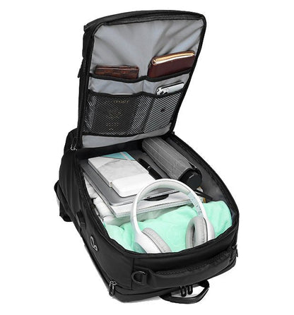 CarryQuest® Multifunctionele Computer Rugzak – 20 - 35L – Waterdicht – Laptop 16" – USB Opladen – Zakelijk & DagelijksCarryQuest®simpleNiet Klaar