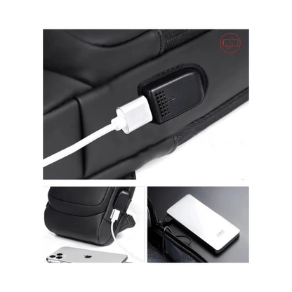 CarryQuest® - Multifunctionele Crossbody Heuptas - Duurzaam - Fietsuitrusting - Zwart