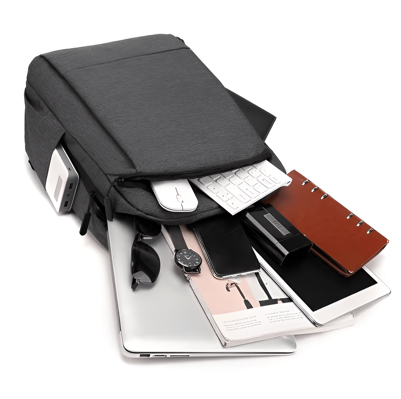 CarryQuest® - Multifunctionele Laptop Rugzak Heren - Nylon - 4 Kleuren - CarryQuest