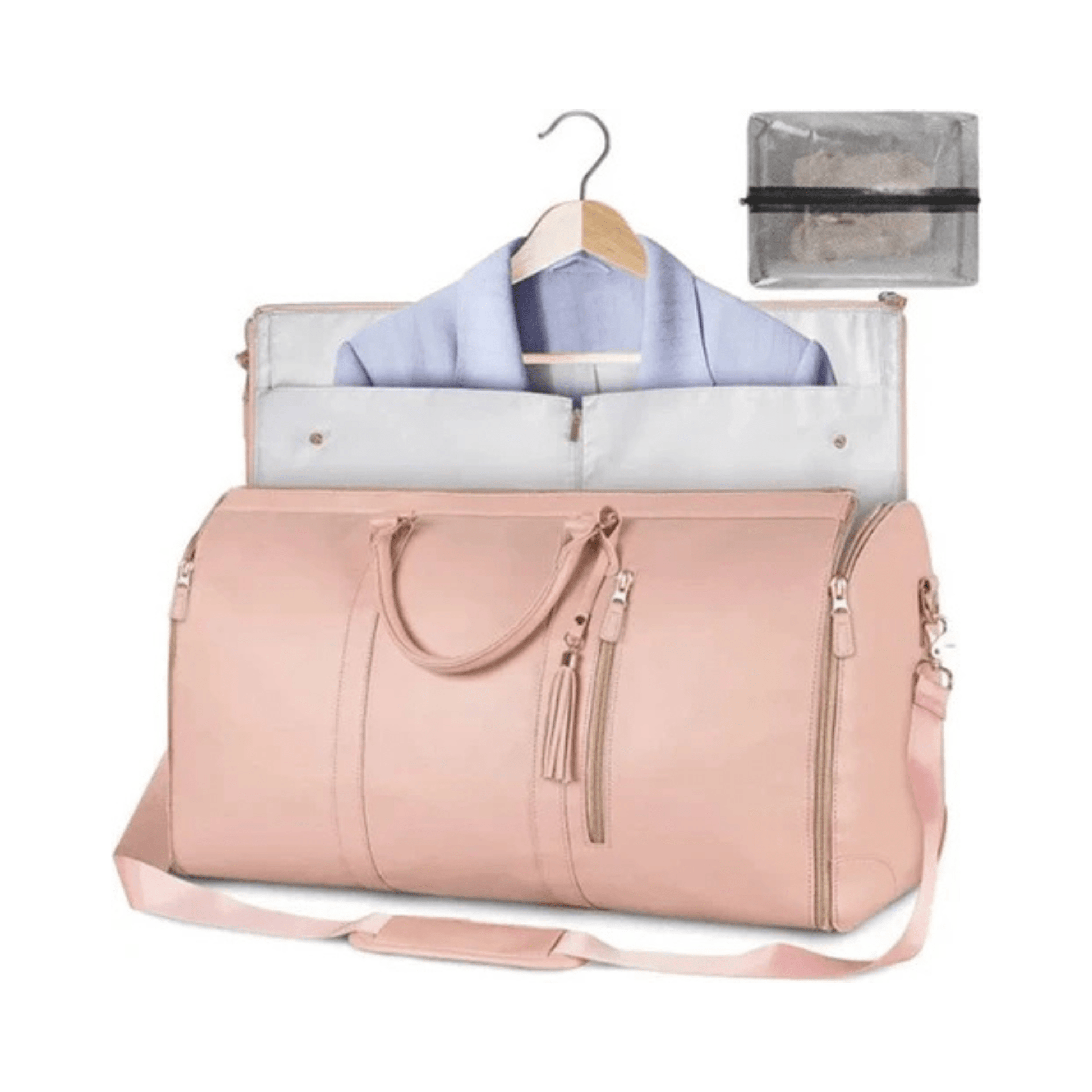 CarryQuest® - Multifunctionele opvouwbare reistas - Zaken reistassen - travel wekkendtassen - RozeCarryQuestsimple