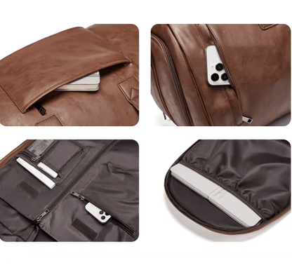 CarryQuest® - Multifunctionele Reis - /Handtas - Dames en Heren - PU - leer - 3 Kleuren - CarryQuest