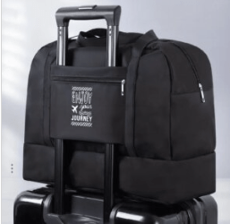 CarryQuest® - Opvouwbare Reistas Oxford - Weekendtas - Zwart