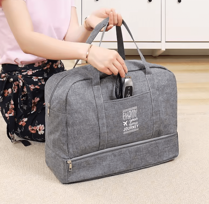 CarryQuest® - Opvouwbare Reistas Oxford - Weekendtas - Zwart