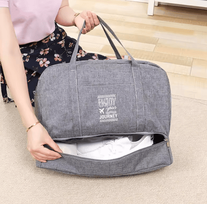 CarryQuest® - Opvouwbare Reistas Oxford - Weekendtas - Zwart