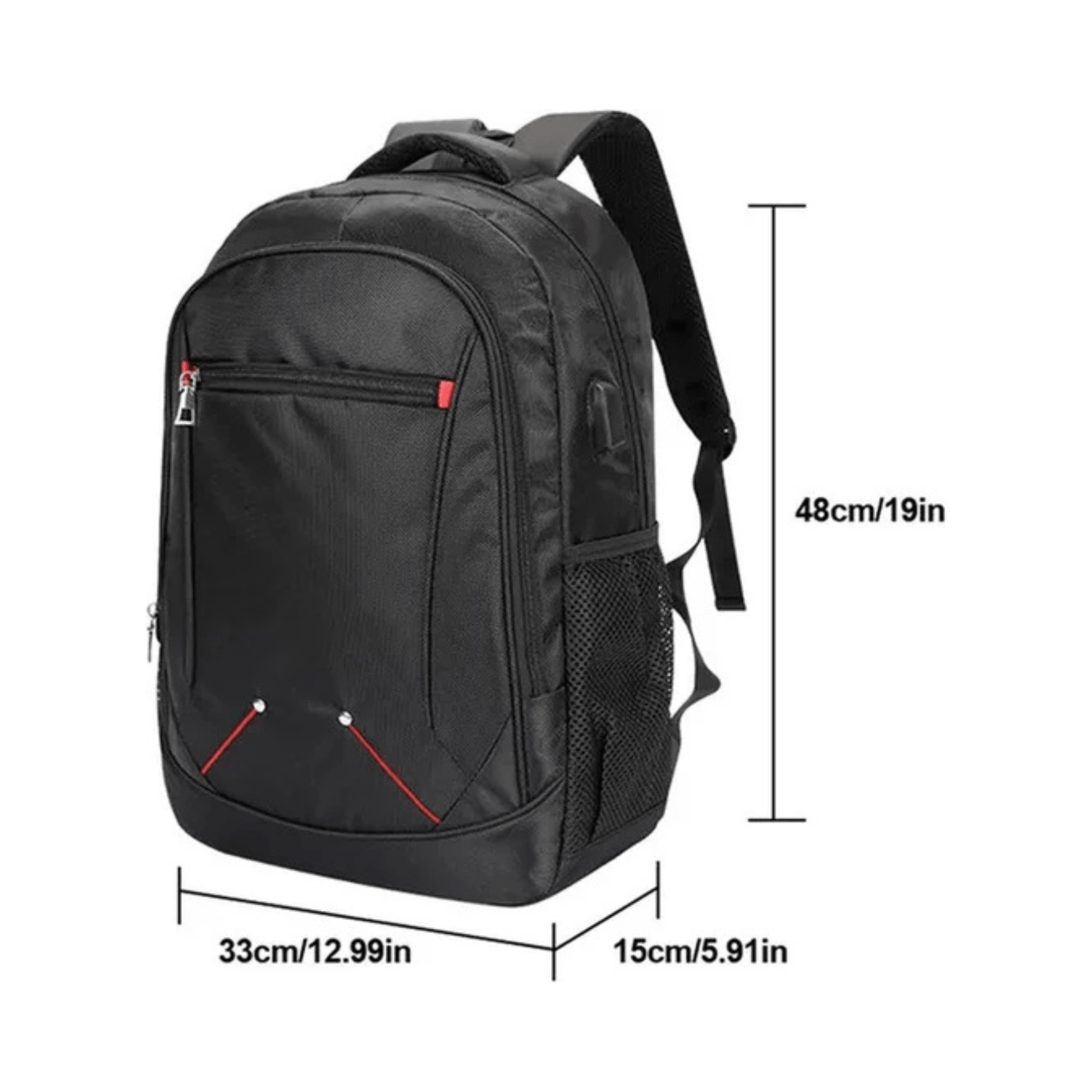 CarryQuest® - Outdoor Travel Custom Design School Backpack - Schoolreizen - ZwartCarryQuestsimple