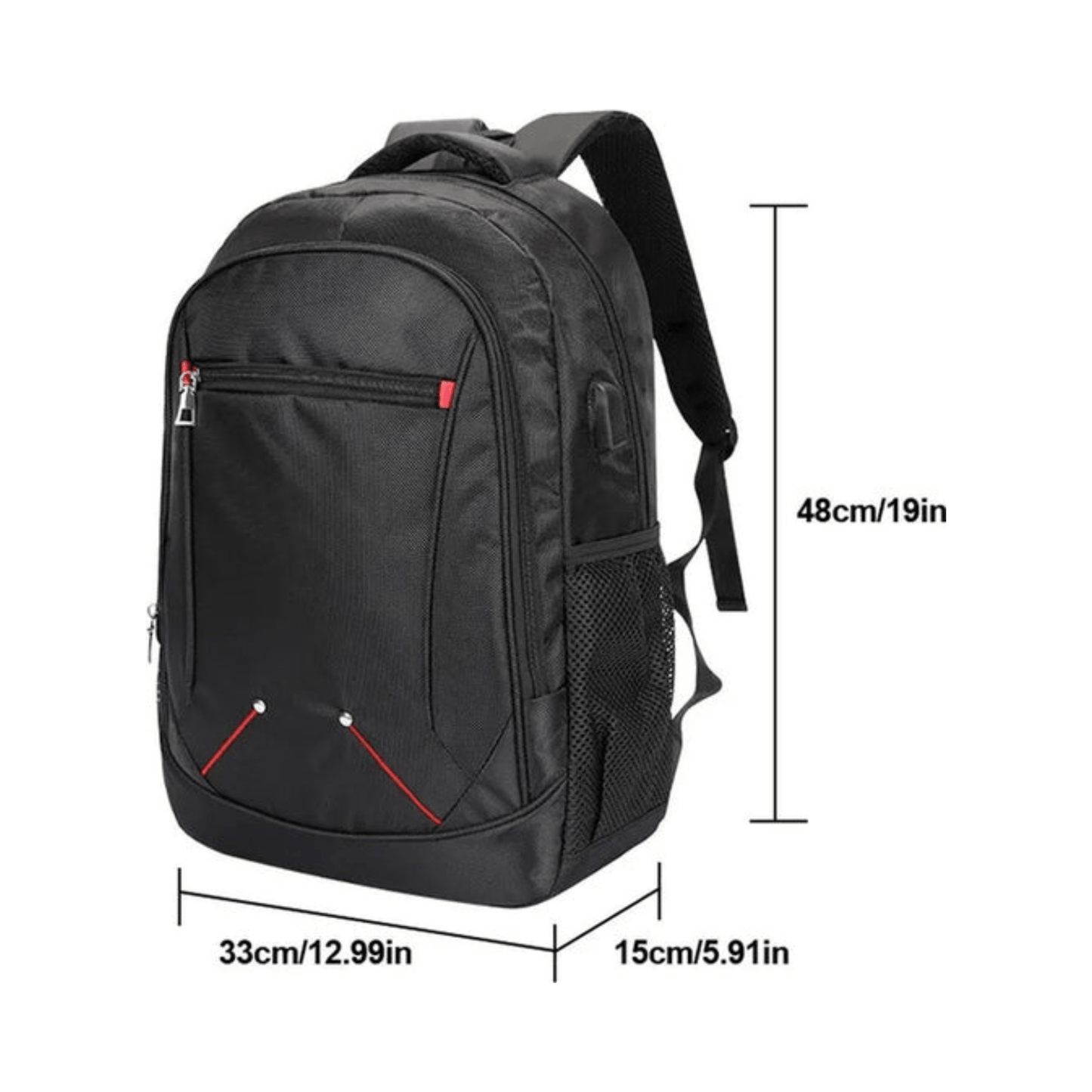 CarryQuest® - Outdoor Travel Custom Design School Backpack - Schoolreizen - ZwartCarryQuestsimple