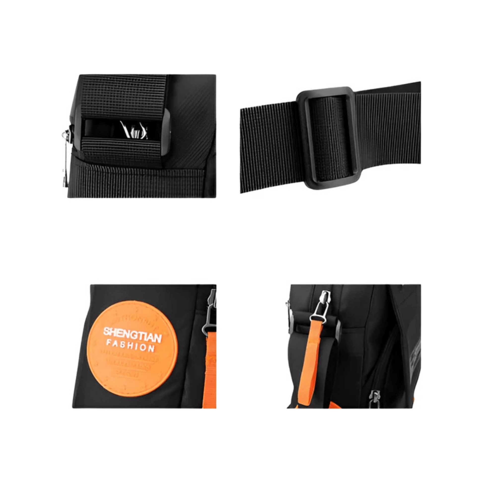 CarryQuest® - Oxford Bags Heren Schoudertas - Zakelijke Tassen voor Mannen - Zwart/GrijsCarryQuestsimple