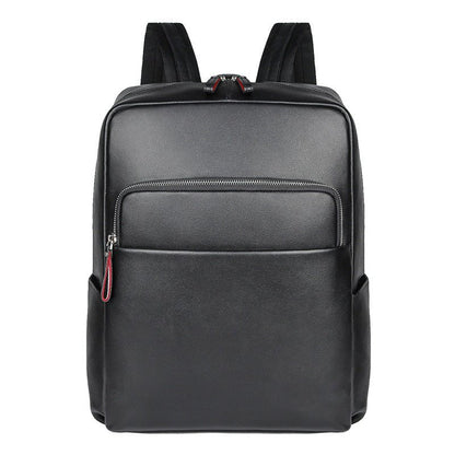 CarryQuest® Premium Leer Backpack – 39x32x16 cm – Lichtgewicht & Ruim – Zwart/Bruin – Ideaal voor Werk & ReizenCarryQuest®simpleNiet Klaar