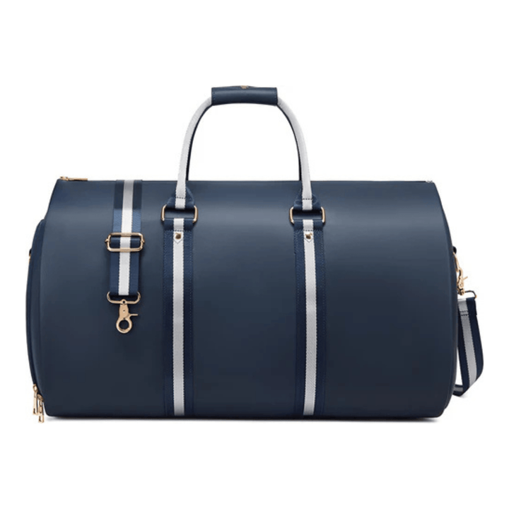 CarryQuest® - PU Leder - Duffel Bag - Weekendtassen - Weekend & Reis - Blauw