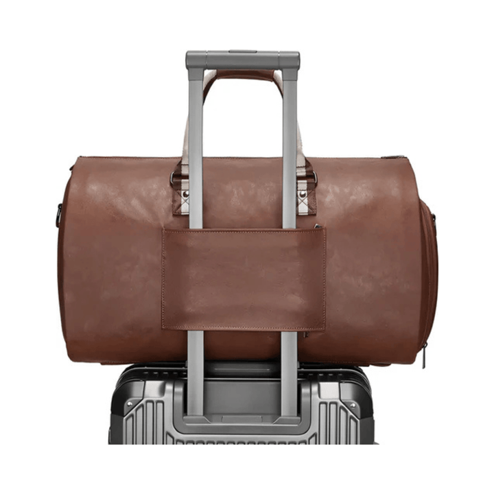 CarryQuest® - PU Leder - Duffel Bag - Weekendtassen - Weekend & Reis - Bruin