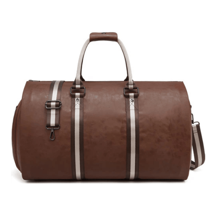 CarryQuest® - PU Leder - Duffel Bag - Weekendtassen - Weekend & Reis - Bruin