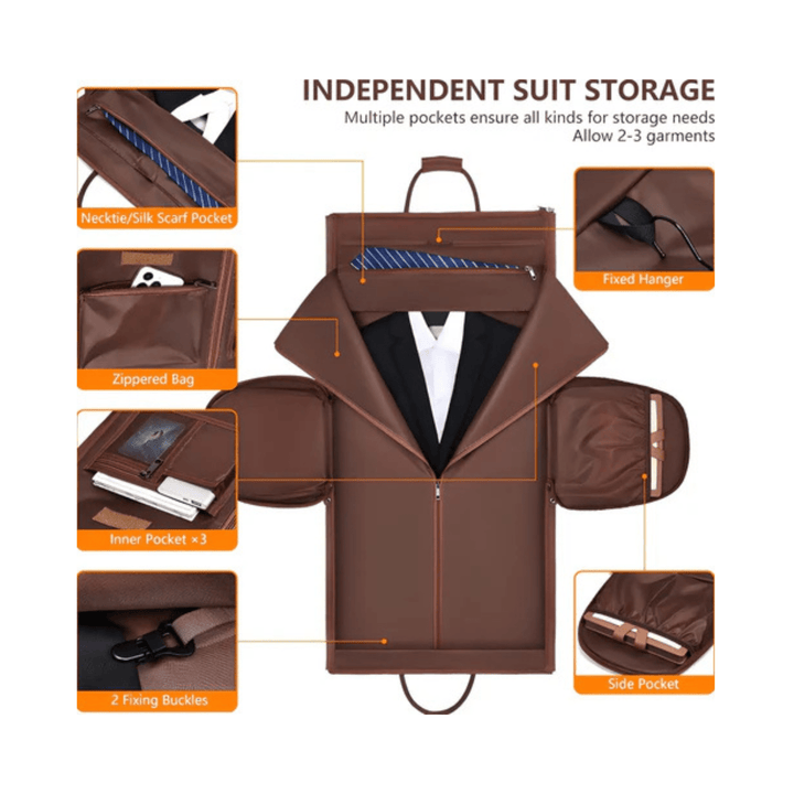 CarryQuest® - PU Leder - Duffel Bag - Weekendtassen - Weekend & Reis - Zwart