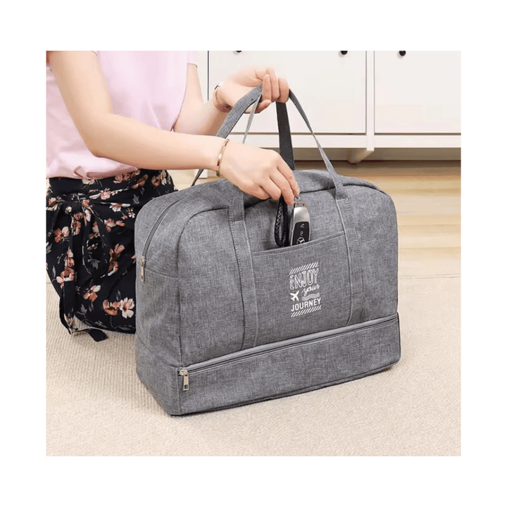 CarryQuest® - Reistas - Reisweekendtassen - Oxford - Duurzaam - Oxford Materiaal - Grijs