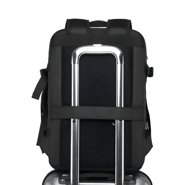 CarryQuest® - Reistrugzak Heren en Dames - 17.3" Laptop - Capaciteit 37L - Waterdicht - USB - Groen