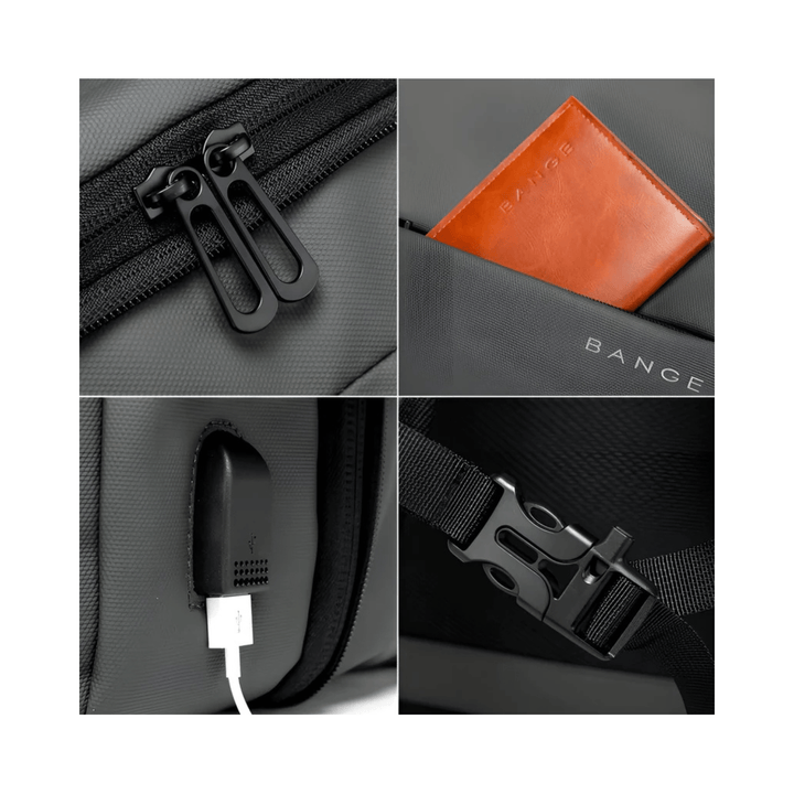 CarryQuest® - Reistrugzak Heren en Dames - 17.3" Laptop - Capaciteit 37L - Waterdicht - USB - Groen