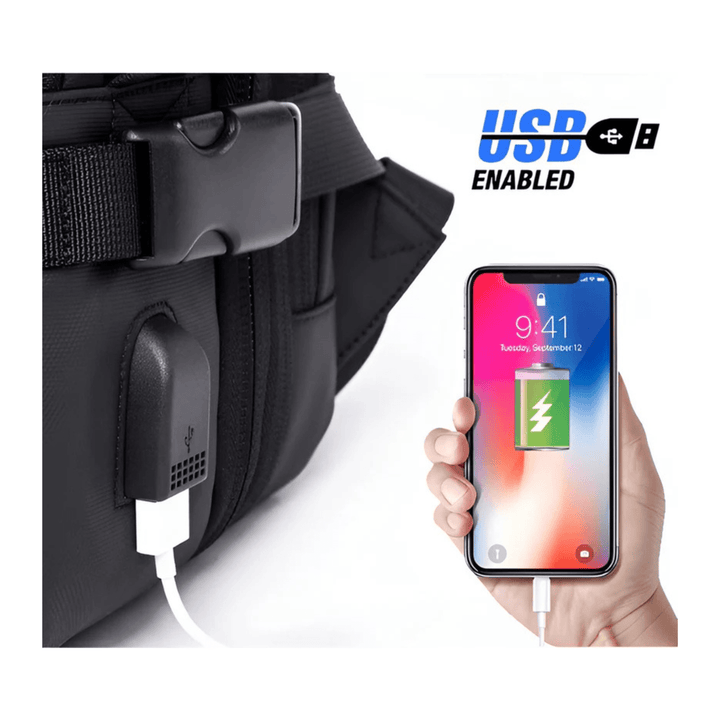 CarryQuest® - Reistrugzak Heren en Dames - 17.3" Laptop - Capaciteit 37L - Waterdicht - USB - Groen