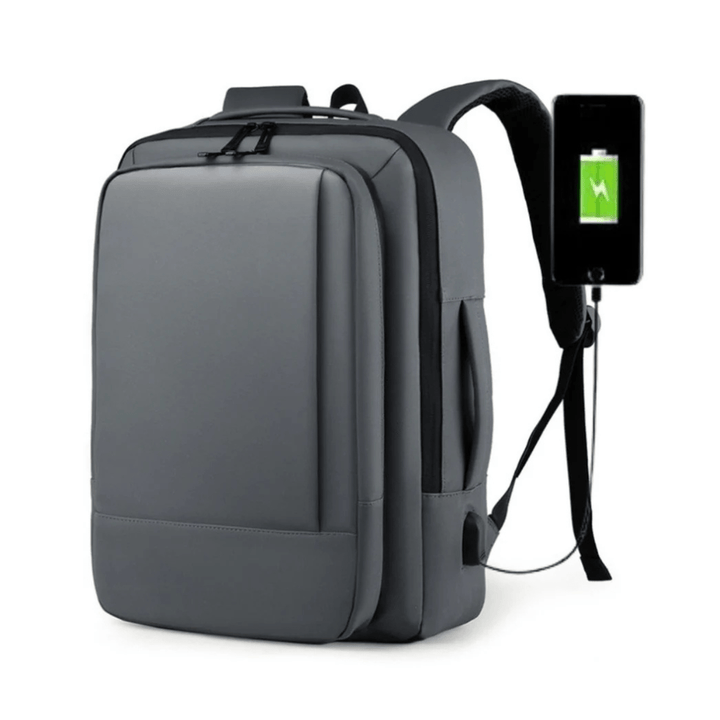 CarryQuest® - Rilibegan Heren Reistas Rugzak - Waterdicht - Laptop Rugzak - Donker Grijs