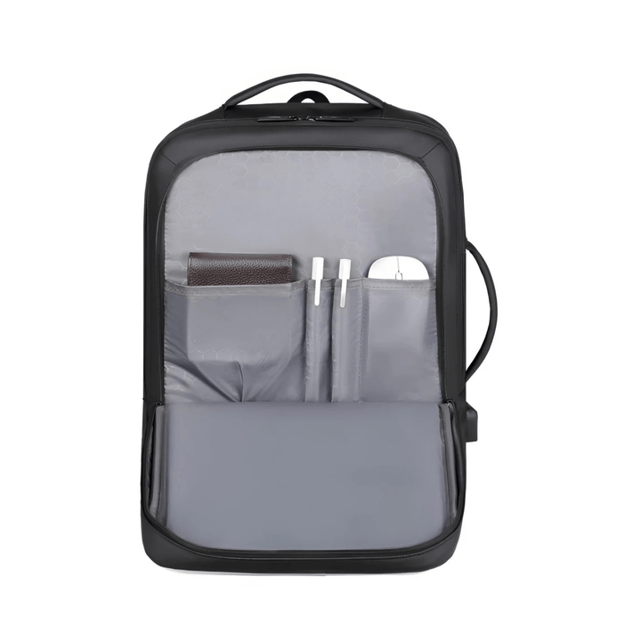 CarryQuest® - Rilibegan Heren Reistas Rugzak - Waterdicht - Laptop Rugzak - Zwart