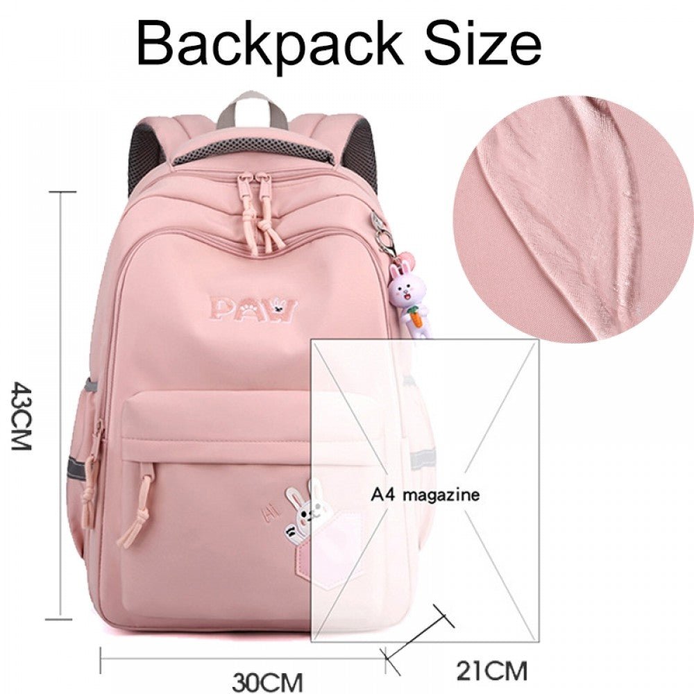 CarryQuest® Roze Schoolrugzak – 20 - 35 Liter – Stijlvol & Praktisch – Voor MeisjesCarryQuestSchool Rugzak20 - 35 Liter