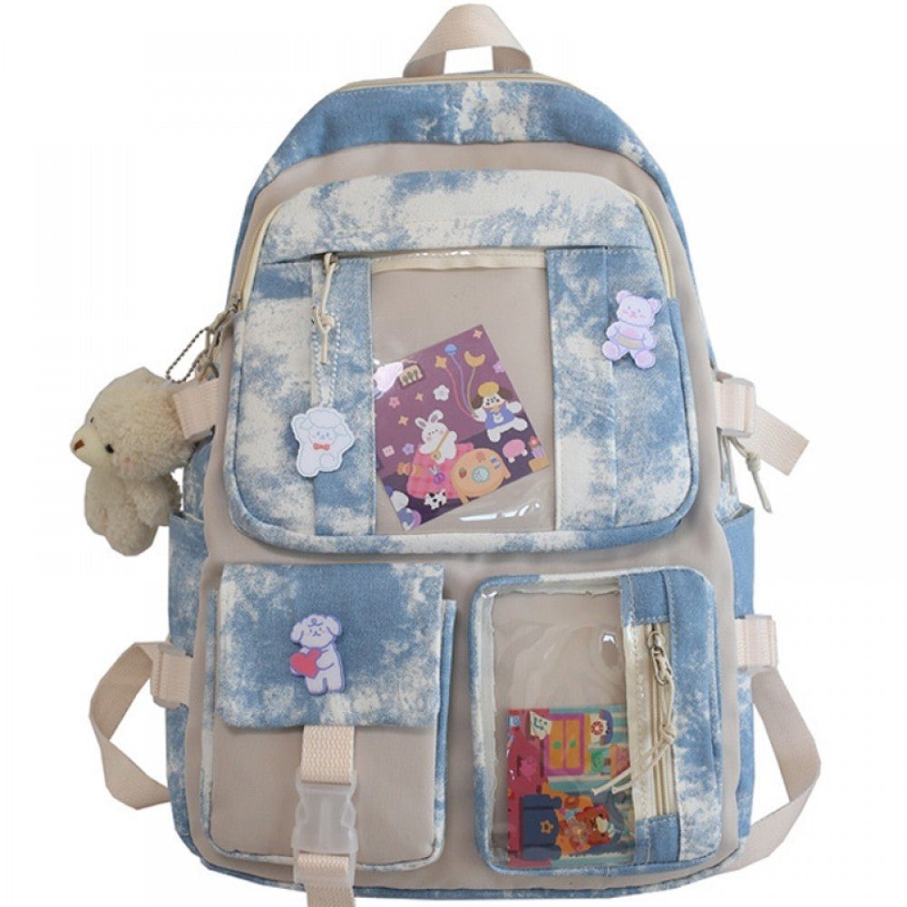 CarryQuest® Roze Schooltas - Ruim & Lichtgewicht - Perfect voor Meisjes - Oxfordstof - L32cmW*23cm*H46cmCarryQuest