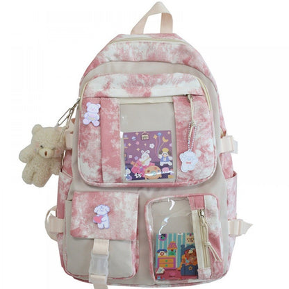 CarryQuest® Roze Schooltas - Ruim & Lichtgewicht - Perfect voor Meisjes - Oxfordstof - L32cmW*23cm*H46cmCarryQuest