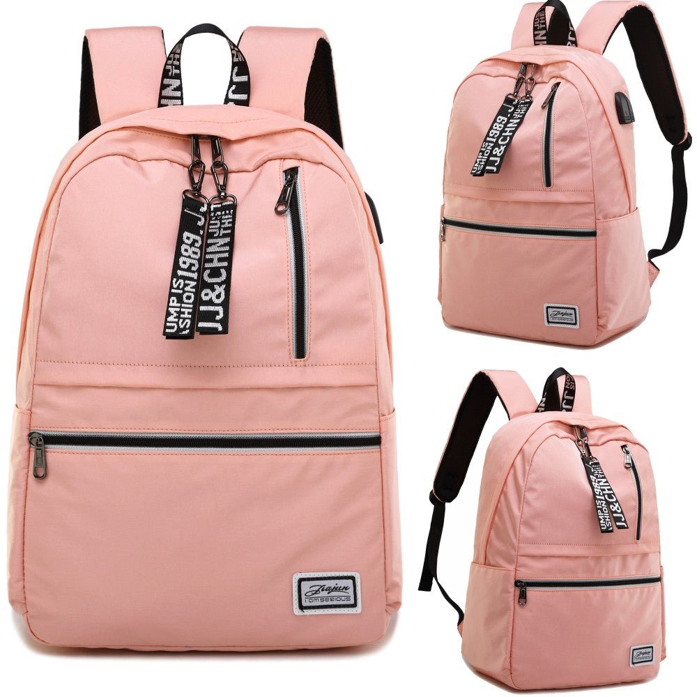 CarryQuest® Roze Stitch Studentenrugzak – Stijlvol & Ruim – Perfect voor School & ReizenCarryQuest