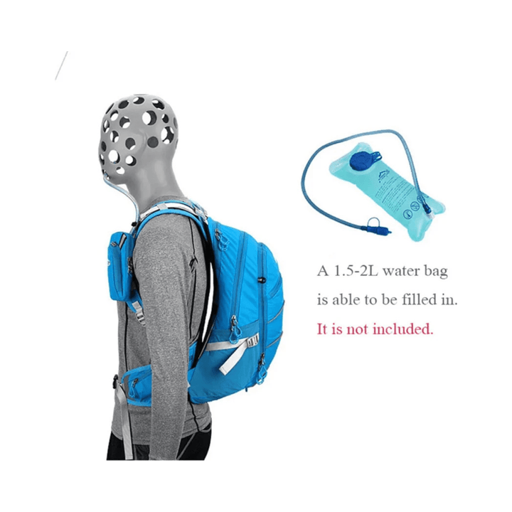 CarryQuest® - Rugzak 20L - Waterdicht - Intern - polyester materiaal - Blauw