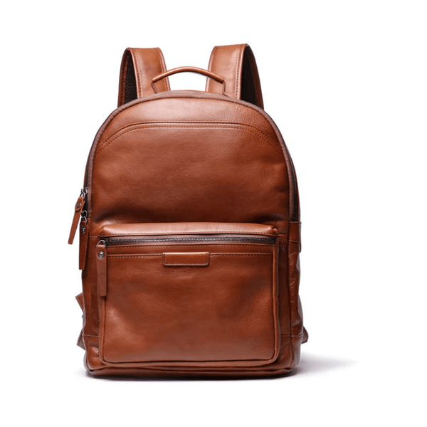 CarryQuest® - Rugzak Heren - Computer Tassen Voor 16 Inch Laptop - Lichtgewicht - Schooltas - Bruin