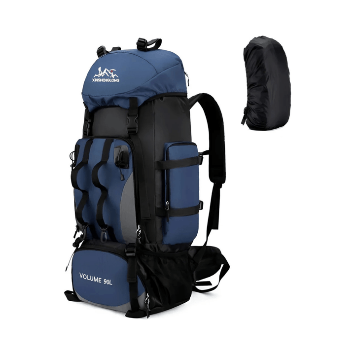 CarryQuest® - Rugzak - Voor - voor Outdoor - 90L - Donker Blauw
