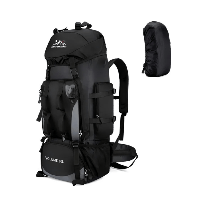 CarryQuest® - Rugzak - Voor - voor Outdoor - 90L - Zwart