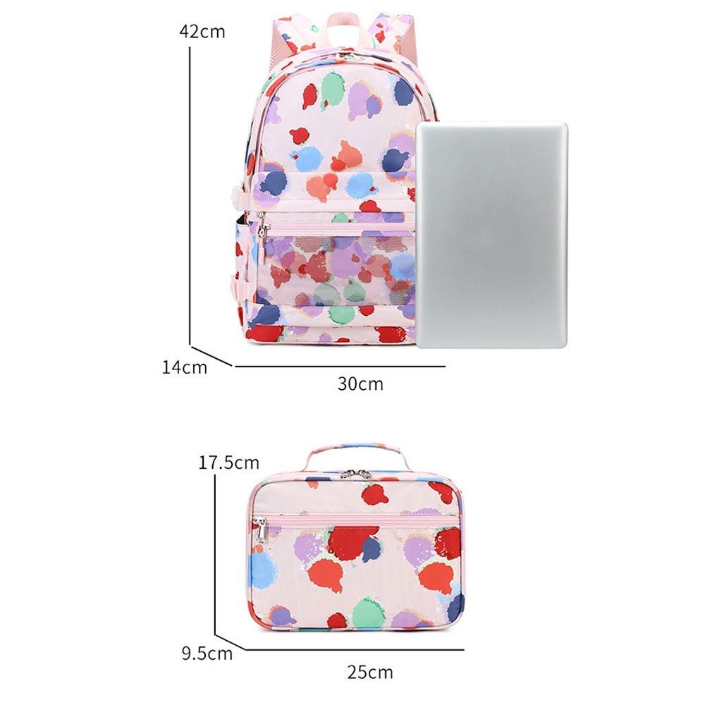 CarryQuest® Schattige Kattenprint Rugzak – 35L – Waterdicht – Perfect voor School & ReizenCarryQuest