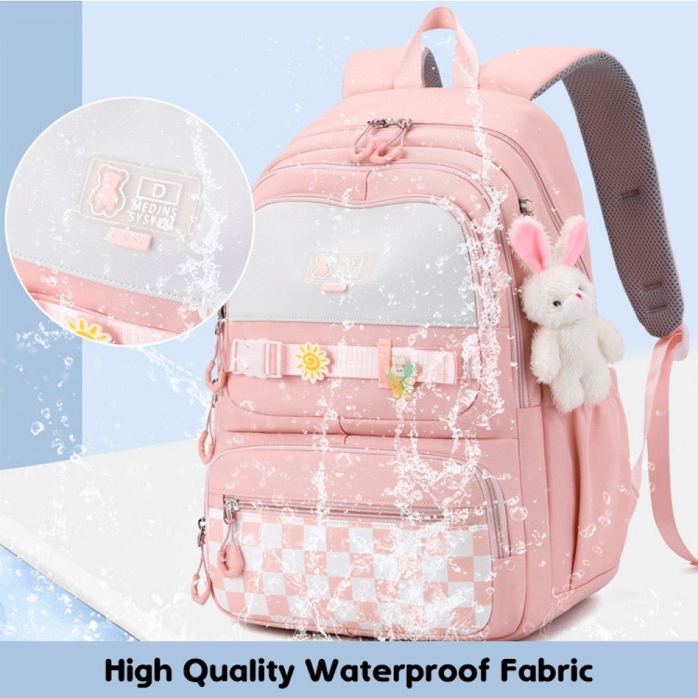 CarryQuest® Schattige Rugzak voor Basisschoolkinderen - L29cm*W11cm*H37cm - Nylonstof - Perfect voor School en SpelenCarryQuest