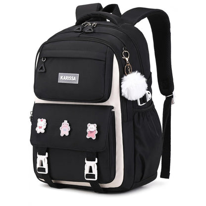 CarryQuest® Schattige Schoolrugzak - 20 - 35L - Nylon - Perfect voor Tieners en Studenten - Kawaii DesignCarryQuest