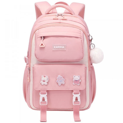 CarryQuest® Schattige Schoolrugzak - 20 - 35L - Nylon - Perfect voor Tieners en Studenten - Kawaii DesignCarryQuest