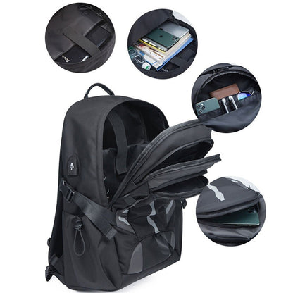 CarryQuest® Schattige Studenten Rugzak – Beerprint – Ruim – 15,6 Inch Laptop – School & ReizenCarryQuest