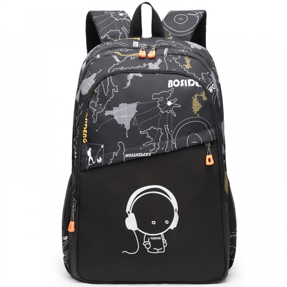 CarryQuest® Schoolrugzak Kinderen 4 - 9 Jaar – 20 - 35L – Comfortabel & Duurzaam – Trendy PrintsCarryQuest