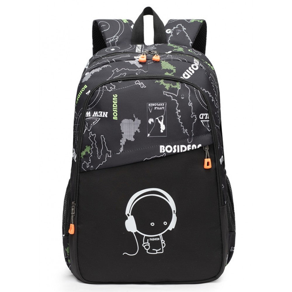 CarryQuest® Schoolrugzak Kinderen 4 - 9 Jaar – 20 - 35L – Comfortabel & Duurzaam – Trendy PrintsCarryQuest