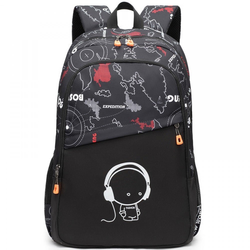 CarryQuest® Schoolrugzak Kinderen 4 - 9 Jaar – 20 - 35L – Comfortabel & Duurzaam – Trendy PrintsCarryQuest