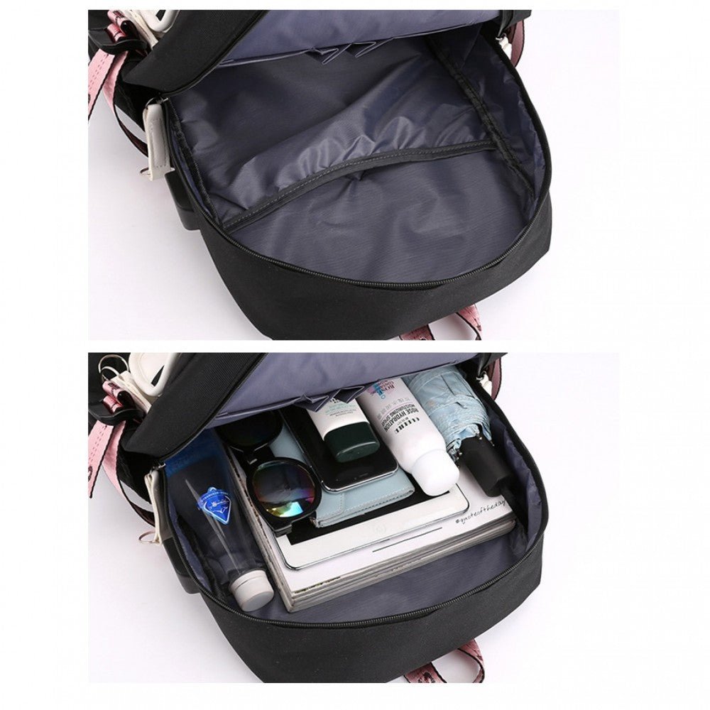 CarryQuest® Schoolrugzak - Lichtgewicht & Ruim - 20 - 35L - Trendy Design - Perfect voor Meisjes 4e - 6e KlasCarryQuest