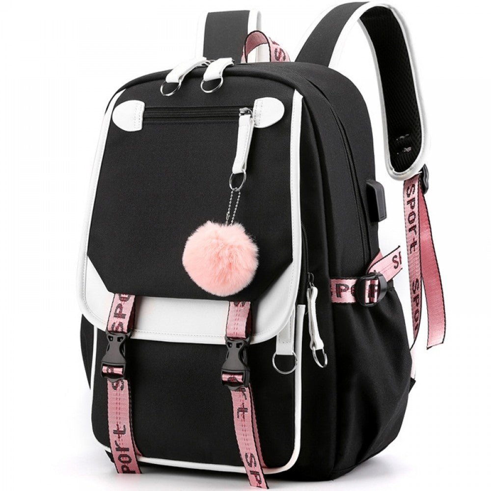 CarryQuest® Schoolrugzak - Lichtgewicht & Ruim - 20 - 35L - Trendy Design - Perfect voor Meisjes 4e - 6e KlasCarryQuest