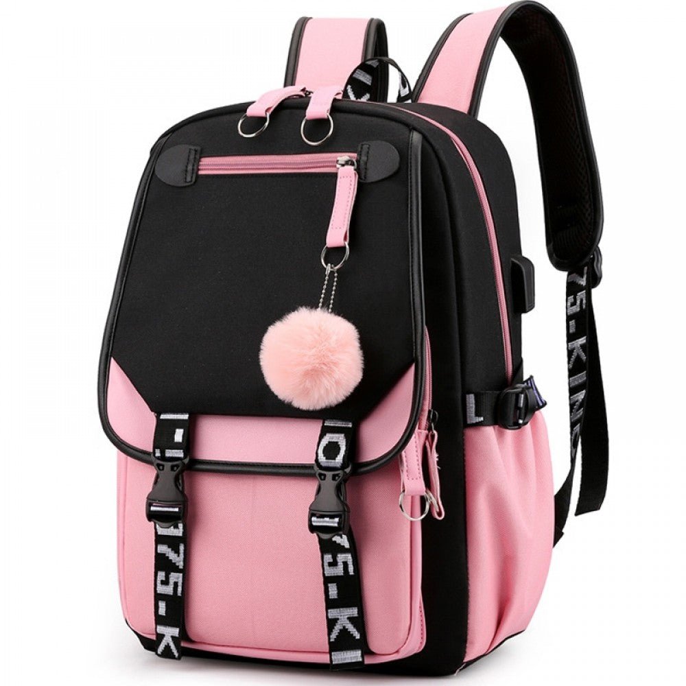 CarryQuest® Schoolrugzak - Lichtgewicht & Ruim - 20 - 35L - Trendy Design - Perfect voor Meisjes 4e - 6e KlasCarryQuest