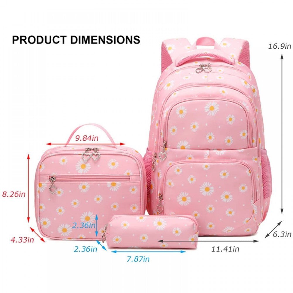 CarryQuest® Schoolrugzak - Ruim & Comfortabel - Trendy Designs - Voor Jongens & MeisjesCarryQuest