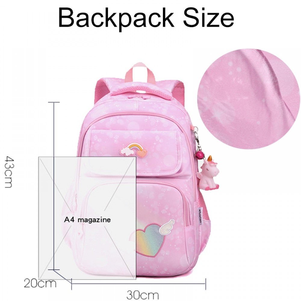 CarryQuest® Schoolrugzak - Schattige Cartoon - 20 - 35L - Comfortabel & Ruim - BasisschoolCarryQuest