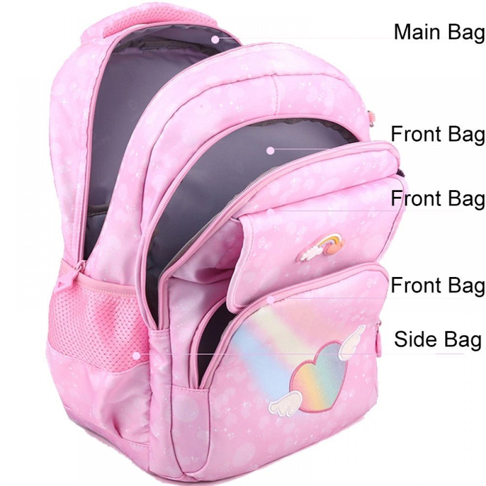 CarryQuest® Schoolrugzak - Schattige Cartoon - 20 - 35L - Comfortabel & Ruim - BasisschoolCarryQuest