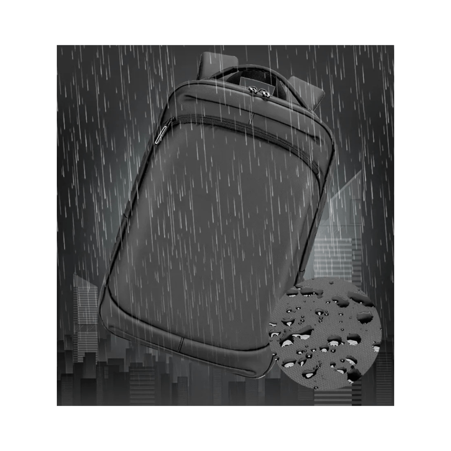CarryQuest® - Schoolrugzak - Schooltas - School Rugzak - Meerdere Vakken - ZwartCarryQuestsimple